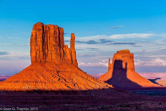 Monument Valley Mittens Sunset