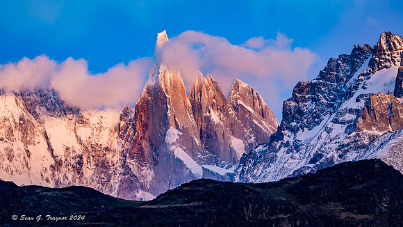 Mt Fitzroy Towers at Dawn